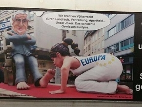 Sexual antisemitic poster attacks Netanyahu in Swiss train stations