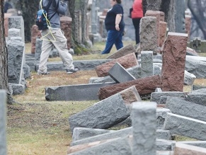 Jewish cemetery vandalized in Rochester, NY — third incident in US in less than 2 weeks