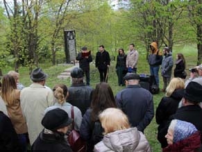 Траурный митинг в память о жертвах Холокоста в Днепре