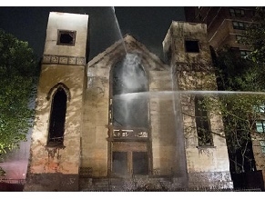 На Манхэттене сгорела 130-летняя ашкеназская синагога