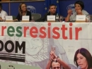 Leila Khaled, a member of a terrorist group blacklisted by the EU, speaks in the European Parliament