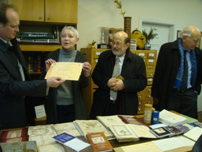 Отдел фонда иудаики Института рукописи НБУВ посетили члены делегации Республики Австрии