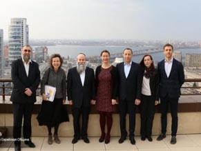 Состоялся визит посла Франции Изабель Дюмон в еврейскую общину Днепра