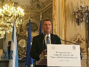 Спикер Кнессета выступил перед Сенатом Французской Республики