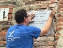 В городе Старый Самбор установили мемориальную доску и прибили мезузу на задании старой синагоги