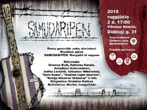 В Ратуше Вильнюса состоится спектакль, посвященный Международному дню памяти жертв геноцида цыган