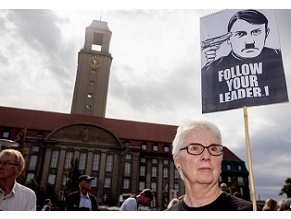 Правые экстремисты провели в Берлине акцию в честь годовщины смерти Рудольфа Гесса