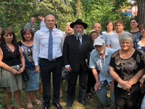 В Боярке открыли мемориал евреям – жертвам деникинцев