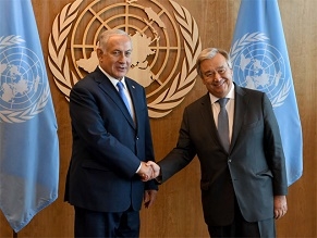 Нетаниягу встретился в Нью-Йорке с генеральным секретарем ООН