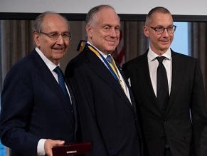 Boris Lozhkin and James Temerty Award Ronald Lauder Sheptytsky Medal