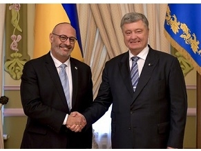 Новый посол Израиля в Украине Йоэль Лион вручил верительные грамоты Президенту Петру Порошенко