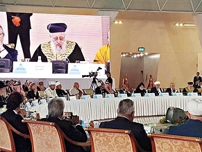 Israeli chief rabbis set out peace plan at Kazakhstan interfaith meeting