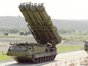 Russian-made S-300 missile defense system active in Syria