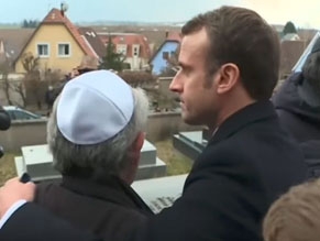 Антисемиты сорвали телеэфир президента Франции