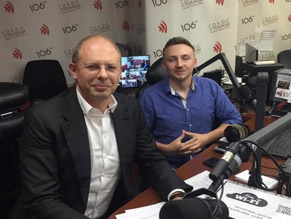 Почетный консул Израиля в Западной Украине Олег Вишняков выступил в эфире радиостанции «Голос столицы»