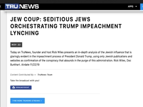 Сторонники Трампа объявили импичмент «еврейским заговором»