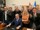 Netanyahu claims victory as exit polls predict 60 seats for the right