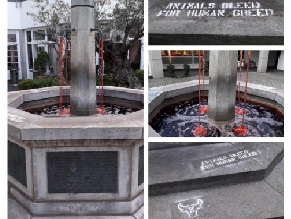 Зоозащитники осквернили мемориал жертвам Холокоста