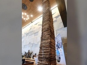 Башня из мацы в Модиине побила мировой рекорд Гиннеса