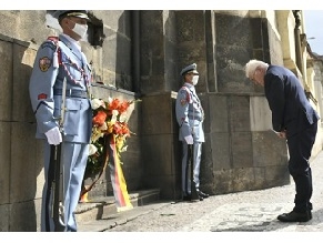 В Праге президент Германии почтил память убийц Гейдриха
