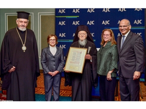 Вселенский патриарх Вафоломей получил премию от Американского еврейского комитета