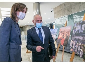 В парламенте Литвы открыта выставка «Мое имя – Израиль»
