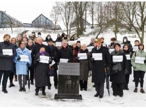 Еврейская община Литвы организовала памятную экскурсию по территории бывшего Вильнюсского гетто