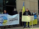 В Тель-Авиве израильтяне вышли на пикет, чтобы поддержать Украину