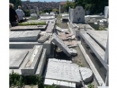 Десятки надгробий разбили на еврейском кладбище в Стамбуле