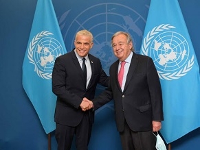 Премьер Израиля обсудил с генсеком ООН борьбу с терроризмом и антисемитизмом