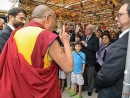 Далай-Лама отметил Праздник Кущей посещением сукки в Вашингтоне 