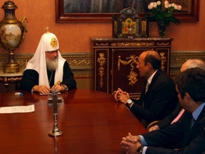 Святейший Патриарх Кирилл встретился с участниками Постоянного комитета Конференции европейских раввинов 