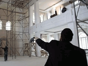 Reconstruction of Siberian Synagogue in Full Swing